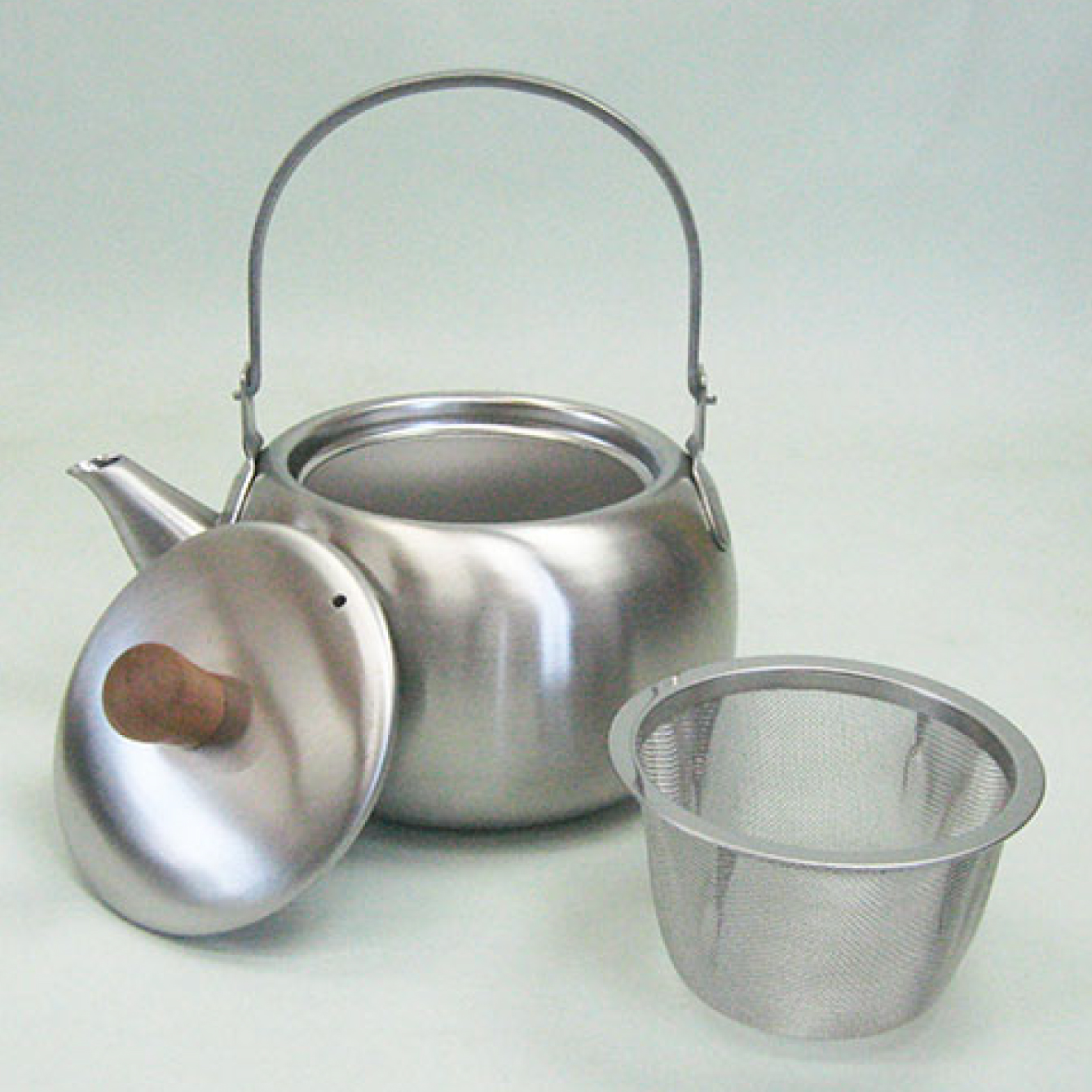 純銅製　茶筒　小